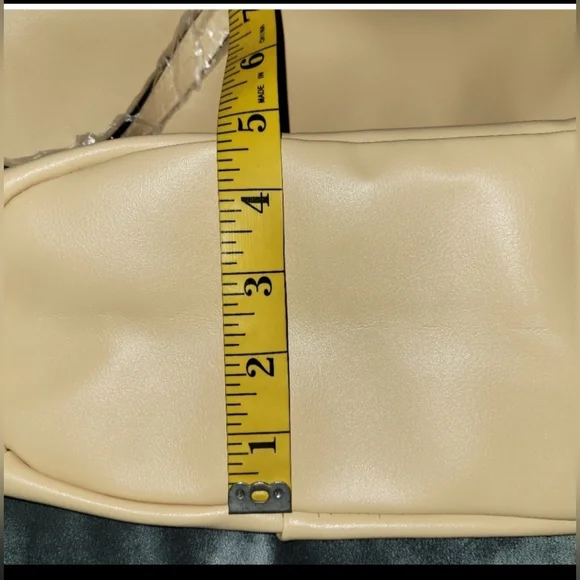 NWT Victorias Secret Cinch Top Tote Bare Faux Leather Bag Purse - Picture 8 of 11